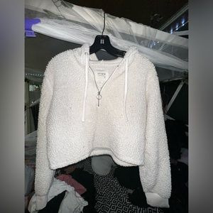 Sherpa jacket hoodie